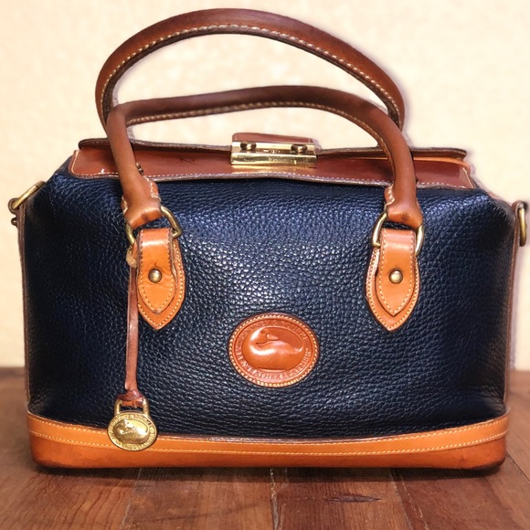 Dooney and bourke navy blue bag Clearance